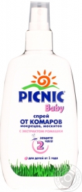 Спрей в/комар.від 1року Baby Picnic120мл