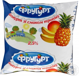 ФРУГУРТ ЙОГУРТ 2,5% 0,400Л