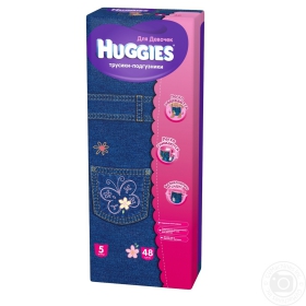 HUGGIES ТРУС-ПОДГ.5ДІВ(13-17)4