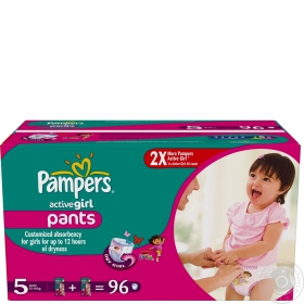 PAMPERS ACTIVE GIRL(12-18КГ)96