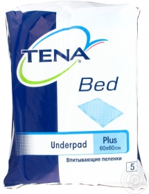 TENA BED PLUS ПЕЛЮШ.60Х60 5ШТ-