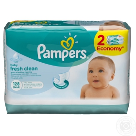 PAMPERS СЕРВ.BABY FRESH ЗМ128ШТ