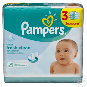 PAMPERS СЕРВ.BABYFRESH ЗМ.3Х64