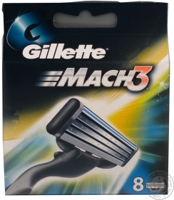 GILLETTE КАРТР. МАК 3  8ШТ-1