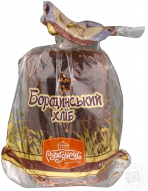 Хлеб Румянец Бородинский ржано-пшеничный нарезанный 500г Украина