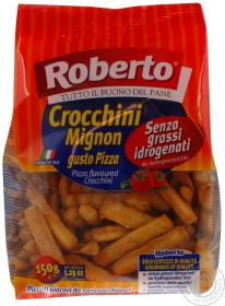 Хлібні палички солоні Roberto Крокіні з томатом 150г