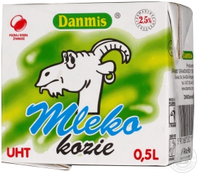 Молоко Данмис козье натуральное 2.5% 500г Польша