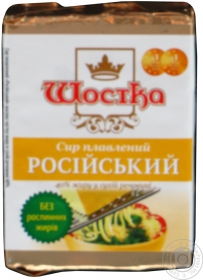 Сир плавлений Російський Шостка 40% 90г