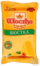 Сир Шостка Шостка 50% 220г