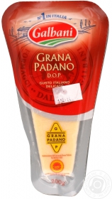 Сыр Гальбани грана падано твердый 32% 200г Италия