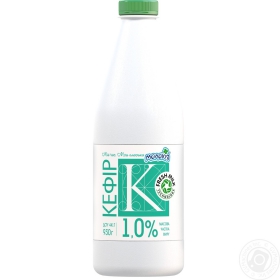 Кефир Молокия Молочная классика 1% 930г пластиковая бутылка Украина