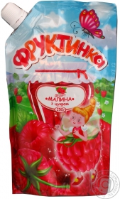 Десерт Малина з цукром Фруктинка 250г