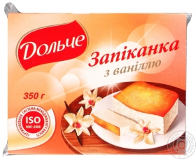 Запеканка Дольче с ванилью 4.5% 350г Украина