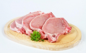 Стейк свинний із корейки з/к охол.кг.