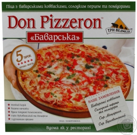 Піца Don Pizzeron Боварська Три Ведмеді 300г