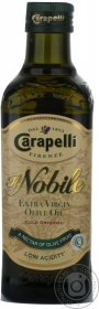 Масло Карапелли оливковое рафинированное первого холодного отжима 500мл Италия