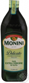 Масло Монини оливковое экстра вирджин первого холодного отжима 1000мл Италия