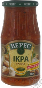 Ікра грибна Верес 500г