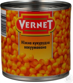 Кукурудза ніжна Vernet з/б,340г