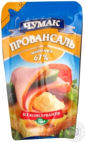 Майонез Чумак Провансаль 67% 192г Украина