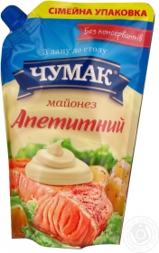 Майонез Чумак аппетитный 30% 576г Украина