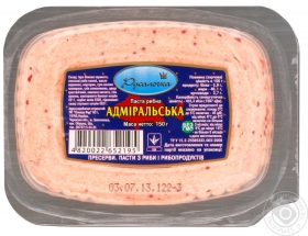 Паста рибна Адміральська Русалочка 150г