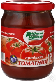 Паста томатна Рідний край 15% 485г