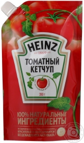 Кетчуп томатний Heinz 350г д/п