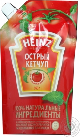 Кетчуп гострий Heinz д/п 350г