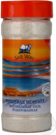 Ciль харчова морська Йодована Salt Way 450г