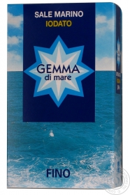 Соль Гемма ди маре морская йодированная 500г Италия