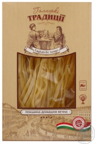 Локшина домашня довга яєчна Галицькі традиції 250г