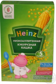 Каша кукурудзяна Heinz низькоалергенна 200г