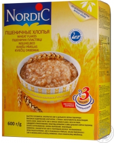 Пластівці пшеничні Nordic 600г