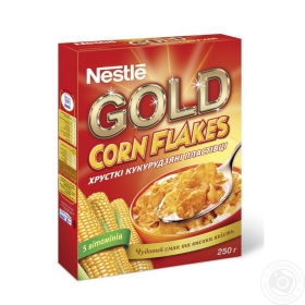 Хлопья Nestle Corn Flakes кукурузные 250г Россия