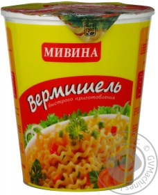 Макароны вермишель Мивина со вкусом мяса 60г Украина