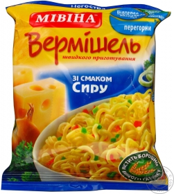 Макароны вермишель Мивина со вкусом сыра 60г Украина
