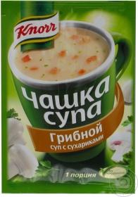 Суп грибний з сухариками Knorr 16г