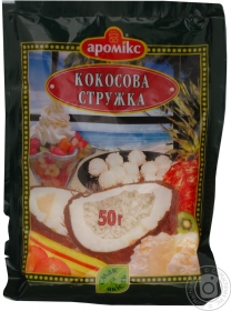 Кокосовая стружка Аромикс 50г Украина