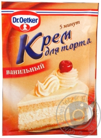 Крем Др.Оеткер ванильный для торта 50г Россия