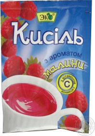 Кисель Эко со вкусом малины 90г Украина
