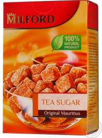 Сахар Милфорд к чаю тростниковый коричневый нерафинированный 300г Германия