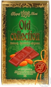 Шоколад молочний з мигдалем Old Collection ХБФ 200г
