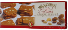 Печиво Belgian Butters мигдальне Butter Almond Cookies 100г