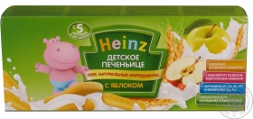 Печиво Heinz дитяче з яблуком з 5 місяців 160г