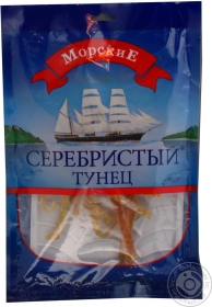 Тунец Морские серебристый солено-сушеный 70г Украина