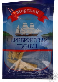 Тунец Морские серебристый солено-сушеный 20г Украина