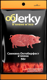 Свинина октоберфест вяленая Обджерки 50г Украина