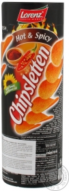 Чіпси Lorenz Chipsletten Hot &amp; Spicy з перцем чилі 100г