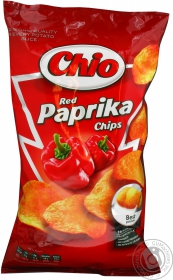 Чіпси картопляні Chio Chips зі смаком паприки 150г